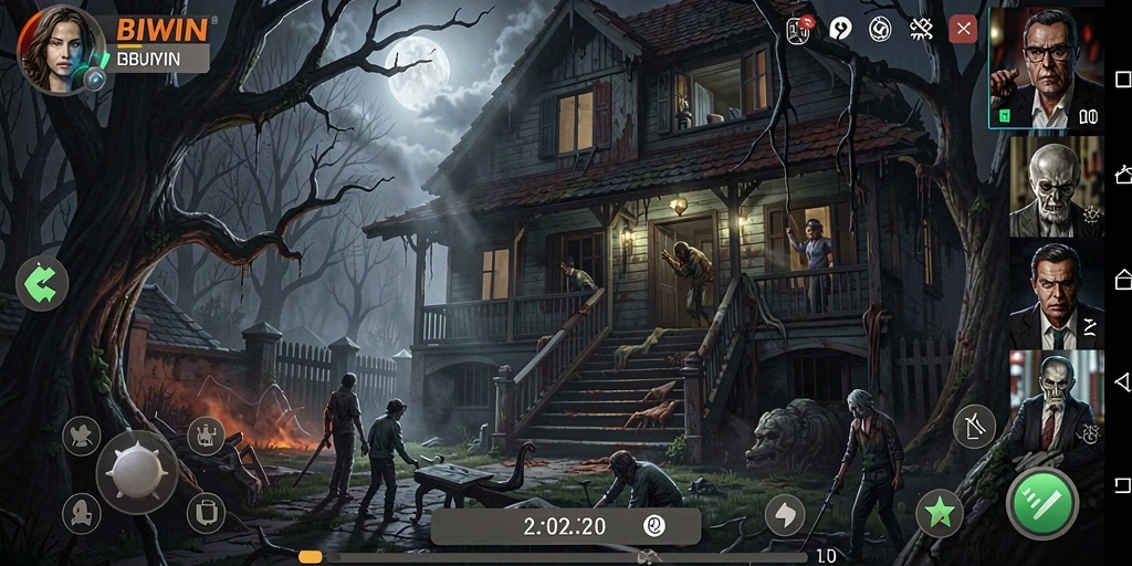 Gameplay menegangkan di BIWIN dengan suasana horor yang mencekam.