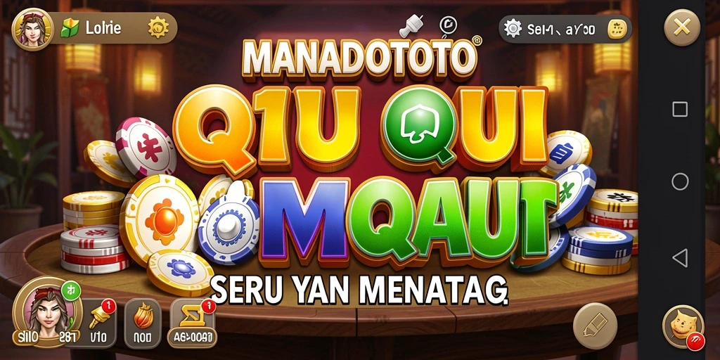 Screenshot utama MANADOTOTO menampilkan momen seru saat bermain QiuQiu.
